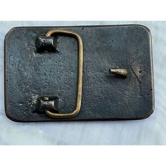 Music City USA Nashville Tennesee Belt Buckle Bronze 3in by 2 in - Picture 2 of 2